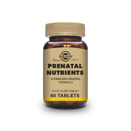 Solgar Nutrientes Prenatales 60 Comprimidos Solgar Nutrientes Prenatales 60 Comprimidos