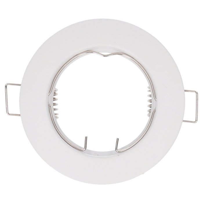 GSC Evolution Aro fijo Fana redondo empotrable Ø77mm Blanco mate