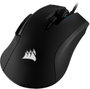 Corsair Ironclaw RGB Ratón Gaming Ergonómico, 18000 DPI, Negro