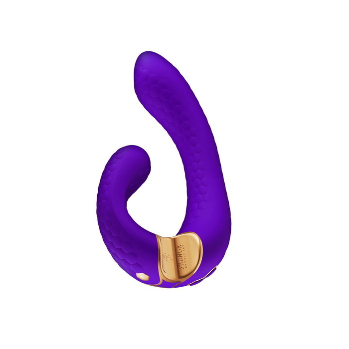 Vibrador Doble Estimulación Shunga Miyo Morado Vibrador Doble Estimulación Shunga Miyo Morado