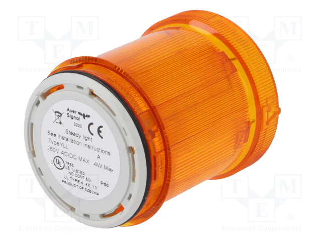 AUER SIGNAL Módulo de automatización señalizador luminoso naranja IP66 AUER SIGNAL Módulo de automatización señalizador luminoso naranja IP66