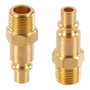 Powerplus Conectores Orion Latón Macho Rosca Macho 1/4 Pulgada, 2 uds