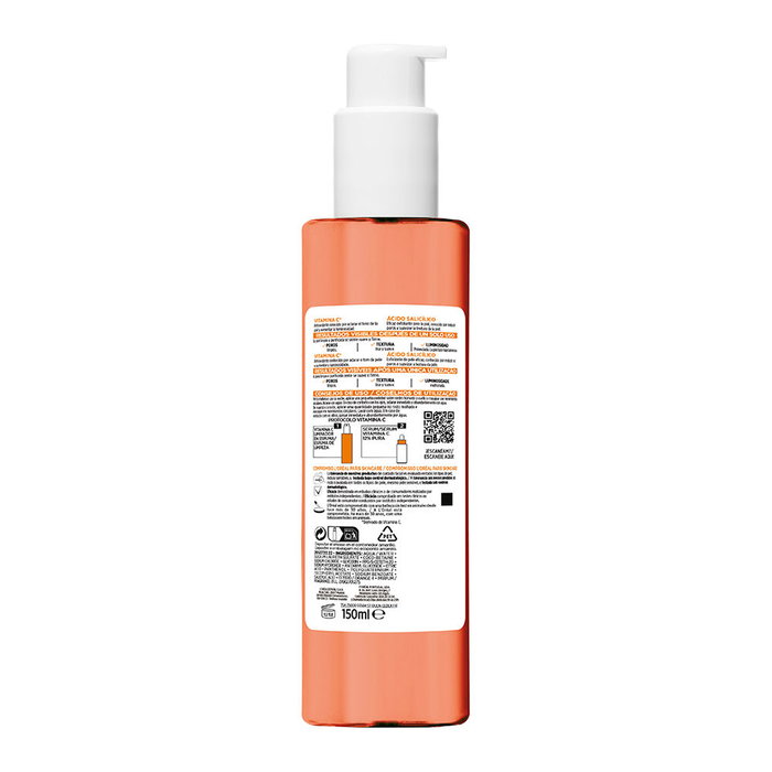 L'Oréal Paris Revitalift Vitamina C + Ácido Salicílico Limpiador Facial en Espuma 150 ml