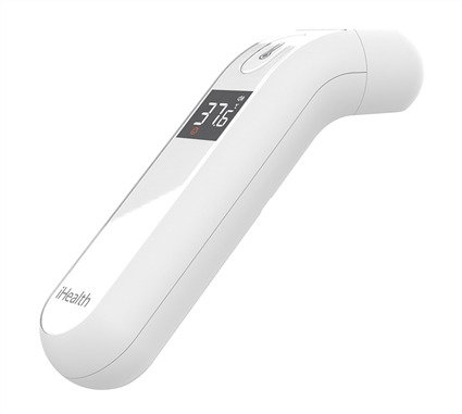 Ihealth Termómetro Digital Clínico Sin Contacto con Piel, Infrarrojos para Temperatura Corporal, Pantalla Iluminada Ihealth Termómetro Digital Clínico Sin Contacto con Piel, Infrarrojos para Temperatura Corporal, Pantalla Iluminada