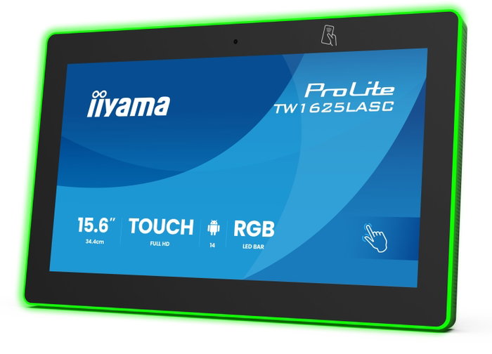 iiyama TW1625LASC-B3PNR ProLite 15.6 Pulgadas PC Táctil Android 14 Full HD IPS iiyama TW1625LASC-B3PNR ProLite 15.6 Pulgadas PC Táctil Android 14 Full HD IPS