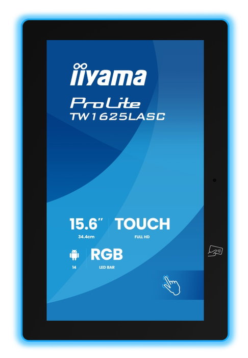 iiyama TW1625LASC-B3PNR ProLite 15.6 Pulgadas PC Táctil Android 14 Full HD IPS iiyama TW1625LASC-B3PNR ProLite 15.6 Pulgadas PC Táctil Android 14 Full HD IPS