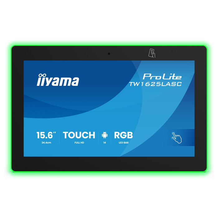 iiyama TW1625LASC-B3PNR ProLite 15.6 Pulgadas PC Táctil Android 14 Full HD IPS iiyama TW1625LASC-B3PNR ProLite 15.6 Pulgadas PC Táctil Android 14 Full HD IPS