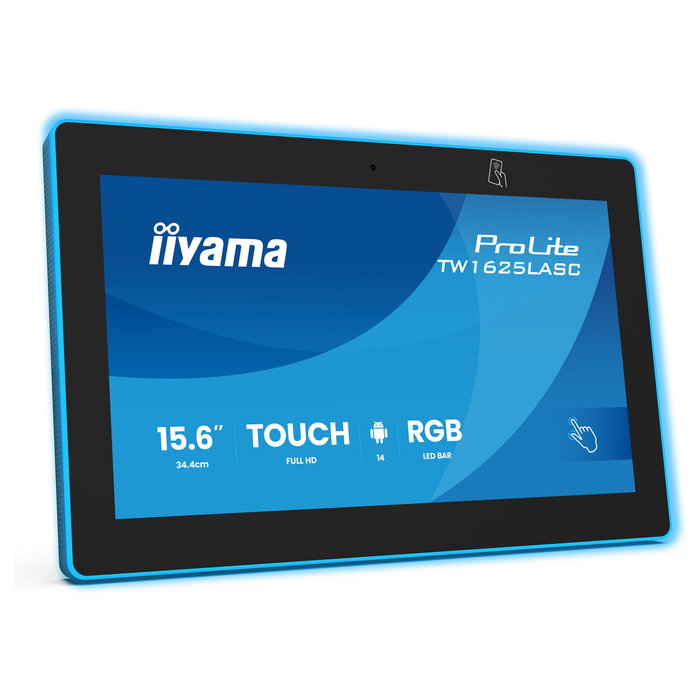 iiyama TW1625LASC-B3PNR ProLite 15.6 Pulgadas PC Táctil Android 14 Full HD IPS iiyama TW1625LASC-B3PNR ProLite 15.6 Pulgadas PC Táctil Android 14 Full HD IPS