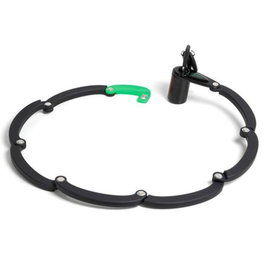 Youin Candado Plegable MA1019 con Luz LED Trasera, Negro / Verde