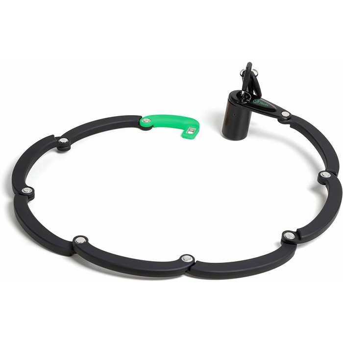 Youin Candado Alum-Plegable Oval con Lámpara Cola LED