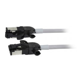 Synergy21 Patchkabel RJ45 CAT6A 500MHz 3m Gris S/FTP Slimline