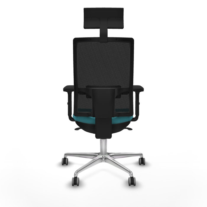 PIQUERAS Y CRESPO Silla de oficina Horna con mecanismo Sincro, Turquesa y Negro PIQUERAS Y CRESPO Silla de oficina Horna con mecanismo Sincro, Turquesa y Negro