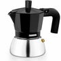 Cafetera Italiana BRA INOX BLACK 3T Negro