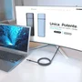 Aisens Cable USB 3.2 Gen 2x2 USB-C a USB-C 3m Gris