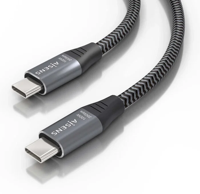 Aisens Cable USB 3.2 Gen 2x2 USB-C a USB-C 3m Gris