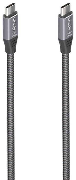 Aisens Cable USB 3.2 Gen2x2 Aluminio 20Gbps 8K@30Hz 3m Gris
