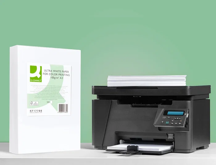 Q-connect Papel Fotocopiadora Ultra White Din A3 100 Gramos Paquete de 500 Hojas Q-connect Papel Fotocopiadora Ultra White Din A3 100 Gramos Paquete de 500 Hojas