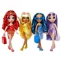 Rainbow High Muñeca de Moda Articulada 27 cm Sunny (Amarillo) con Bañador y Pareo, Juguete para Niñas a partir de 4 Años