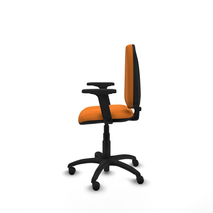 PIQUERAS Y CRESPO Silla de oficina Aýna Naranja con brazos 2D PIQUERAS Y CRESPO Silla de oficina Aýna Naranja con brazos 2D