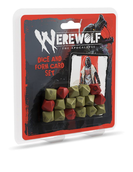 Werewolf: The Apocalypse 5th Edition RPG jJuego de dados y tarjetas de formas Werewolf: The Apocalypse 5th Edition RPG jJuego de dados y tarjetas de formas