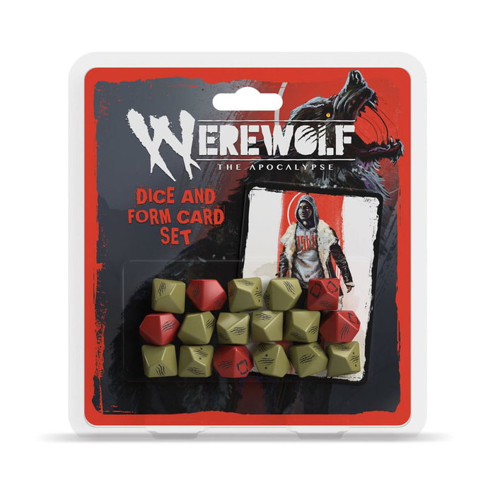 Werewolf: The Apocalypse 5th Edition RPG jJuego de dados y tarjetas de formas Werewolf: The Apocalypse 5th Edition RPG jJuego de dados y tarjetas de formas