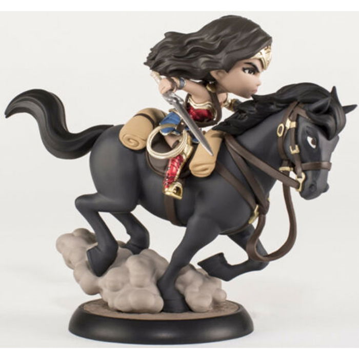 Quantum Mechanix Figura Q-Fig Wonder Woman Película 2017 Montada a Caballo