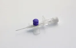 Covetrus Catéter IV con Alas y Puerto de Inyección Morado 26G 0,64x19mm