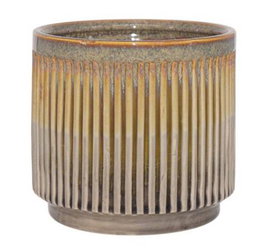 DKD Home Decor Macetero Gres Colección EINAR Surtido de 2 Colores