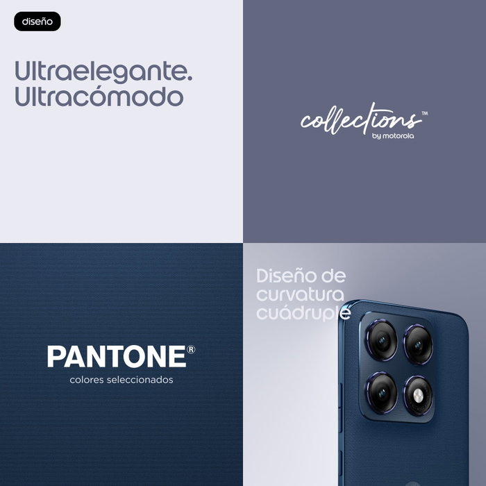 Motorola Moto Edge 70 Pro 5G 12 GB RAM 512 GB Azul oscuro