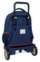Safta Mochila Grande con Ruedas Compact Evol. Extraible El Pulpo 33x45x22 cm