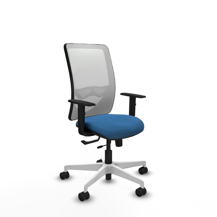 PIQUERAS Y CRESPO Silla de oficina Zulema Azul claro y Blanco PIQUERAS Y CRESPO Silla de oficina Zulema Azul claro y Blanco