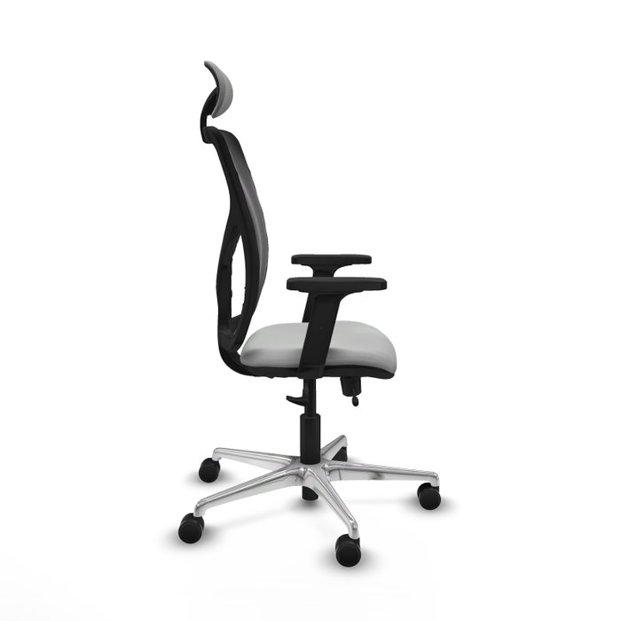 PIQUERAS Y CRESPO Silla de oficina Motilla Gris claro/Negro con mecanismo Sincro/Traslack PIQUERAS Y CRESPO Silla de oficina Motilla Gris claro/Negro con mecanismo Sincro/Traslack