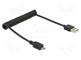 DeLOCK Cable USB 2.0-A a Micro-USB B de 0,6m Negro