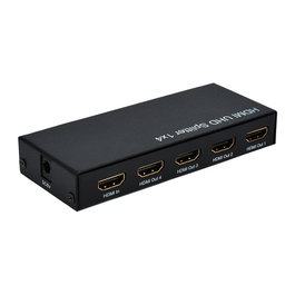 ROLINE Divisor de Vídeo HDMI 4K, 4 Salidas, Negro