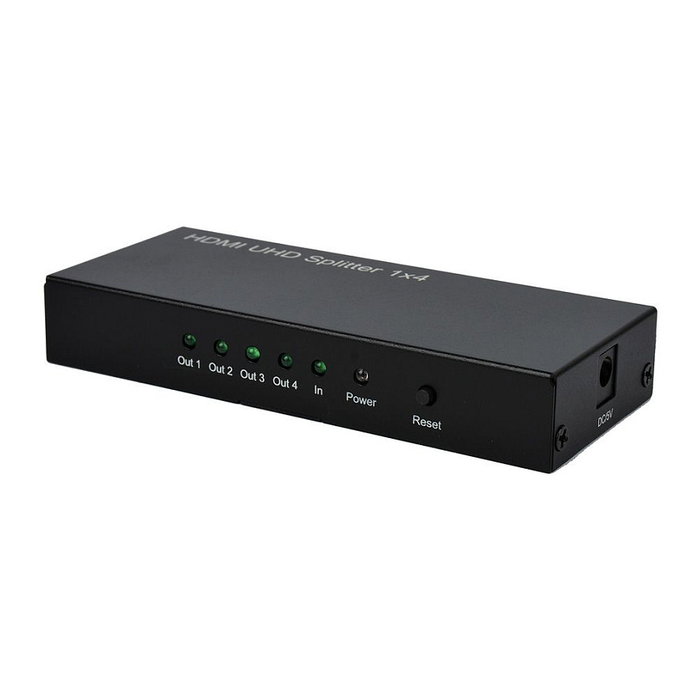ROLINE Divisor de Vídeo HDMI 4K, 4 Salidas, Negro