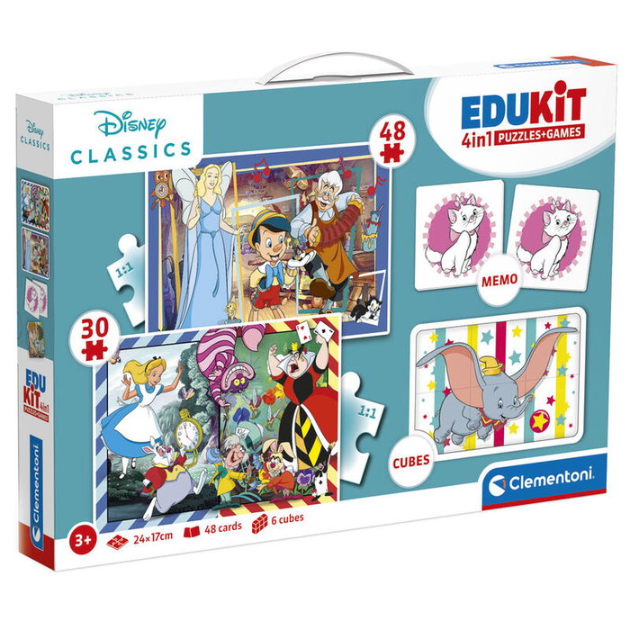 Clementoni Edukit 4 en 1 Disney classic Clementoni Edukit 4 en 1 Disney classic