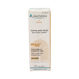 Laviderm Solar Facial Spf50+ Oil Free 50Ml Protección Solar Muy Alta Pieles Grasas Acnéicas