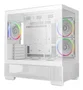 Deepcool CG380 3F WH Midi Tower - Caja ATX PC Blanco, R-CG380-WHAGM3-G, con 2 Paneles de Vidrio Templado, Ventiladores ARGB, Filtros Anti-Polvo, USB-C