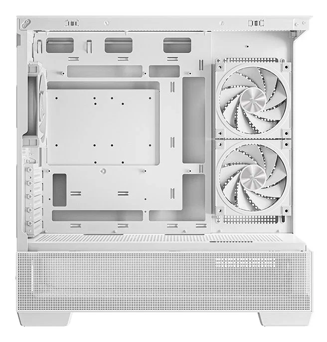Deepcool CG380 3F WH Midi Tower - Caja ATX PC Blanco, R-CG380-WHAGM3-G, con 2 Paneles de Vidrio Templado, Ventiladores ARGB, Filtros Anti-Polvo, USB-C
