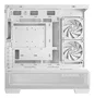 Deepcool CG380 3F WH Midi Tower - Caja ATX PC Blanco, R-CG380-WHAGM3-G, con 2 Paneles de Vidrio Templado, Ventiladores ARGB, Filtros Anti-Polvo, USB-C