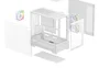 Deepcool CG380 3F WH Midi Tower - Caja ATX PC Blanco, R-CG380-WHAGM3-G, con 2 Paneles de Vidrio Templado, Ventiladores ARGB, Filtros Anti-Polvo, USB-C