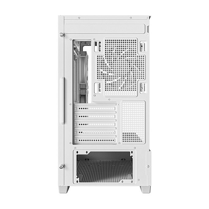 Deepcool CG380 3F WH Midi Tower PC Blanco ITX Micro ATX Ventana Iluminación RGB