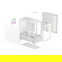 Deepcool CG380 3F WH Midi Tower PC Blanco ITX Micro ATX Ventana Iluminación RGB