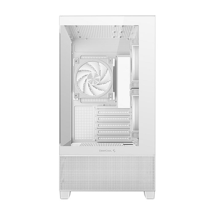 Deepcool CG380 3F WH Midi Tower PC Blanco ITX Micro ATX Ventana Iluminación RGB
