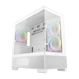 Deepcool CG380 3F WH Midi Tower PC Blanco ITX Micro ATX Ventana Iluminación RGB