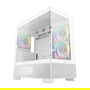 Deepcool CG380 3F WH Midi Tower PC Blanco ITX Micro ATX Ventana Iluminación RGB