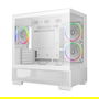 Deepcool CG380 3F WH Midi Tower PC Blanco ITX Micro ATX Ventana Iluminación RGB