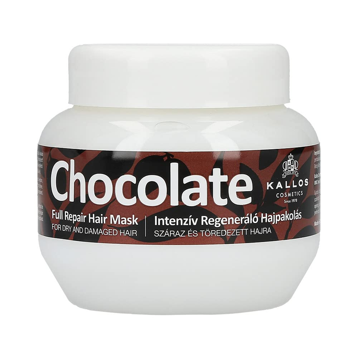 KALLOS Mascarilla Capilar Reparadora Chocolate 275 ml