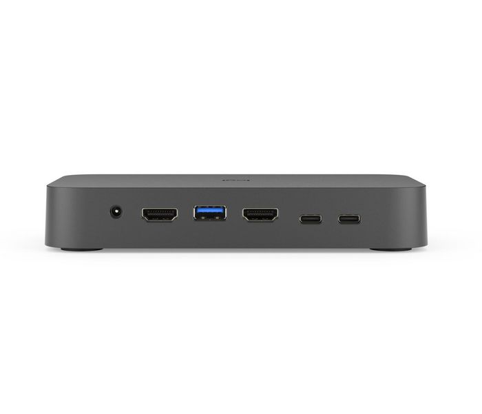 Logitech Swytch, Concentrador USB A/C para Videoconferencia, Conmutador Automático entre Portátil y Sistema de Sala, Compatible con Teams, Zoom, 4K