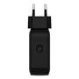 HYPER HJ1003BKWWGL HyperJuice Cargador GaN 70W USB-C para Viajes con 4 Puertos (3x USB-C + 1x USB-A) Negro - Carga Rápida para Portátil, Smartphone, Tablet